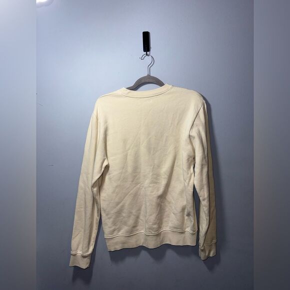 Olow Men’s Sweat Birdy Ivories 100% organic Cotton Sweatshirt  size Small EUC - Picture 7 of 9